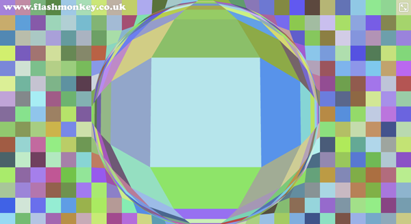 Screenshot of colorwall experiment