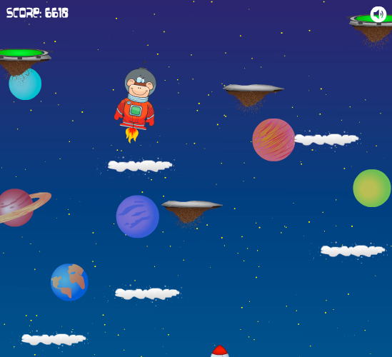 Screenshot of Space Monkey